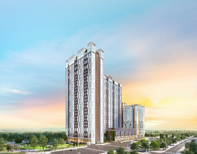 Phối cảnh khu căn hộ CitiGrand tại trung tâm khu đô thị Cát Lái, quận 2.