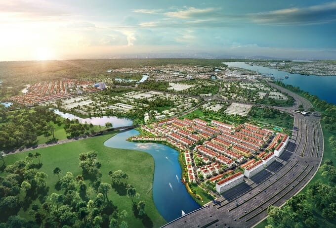 Sở hữu vị trí cửa ngõ đắc địa của đô thị Aqua City, phân khu River Park 1 mở ra giá trị sinh lời tiềm năng.