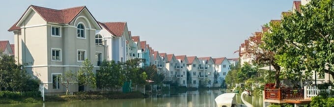 Một góc dự án Vinhomes Riverside.