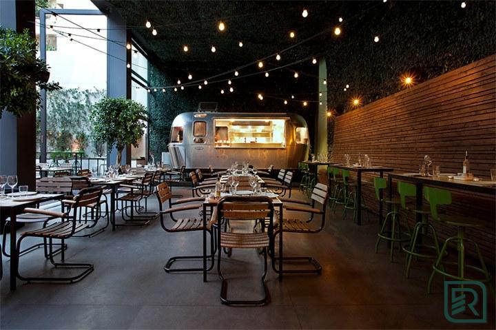 Thiết kế quán cafe urban garden: mặt bằng chi tiết