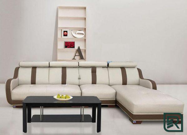 ghế sofa trắng cho phòng trung bình