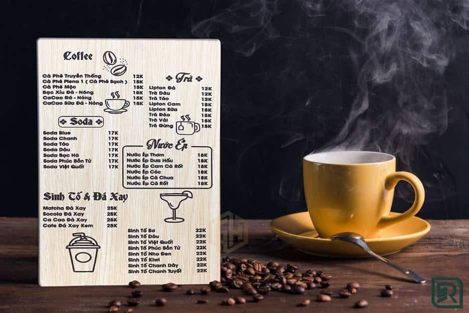 Trước khi thiết kế menu quán cà phê, bạn cần xác định rõ các yếu tố liên quan như phong cách, quy mô và phân khúc khách hàng của quán. 