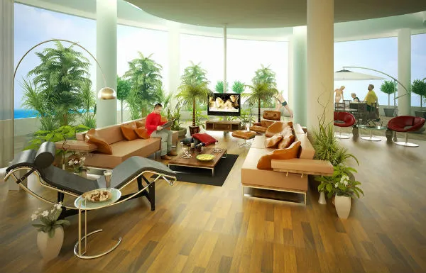 Cây xanh hợp phong thủy như trúc phú quý mang lại sức sống cho ngôi nhà