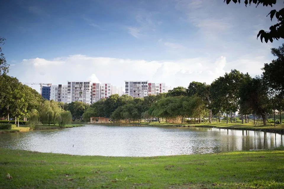 Không gian sống trong lành, gần gũi thiên nhiên tại khu đô thị Celadon City Tân Phú