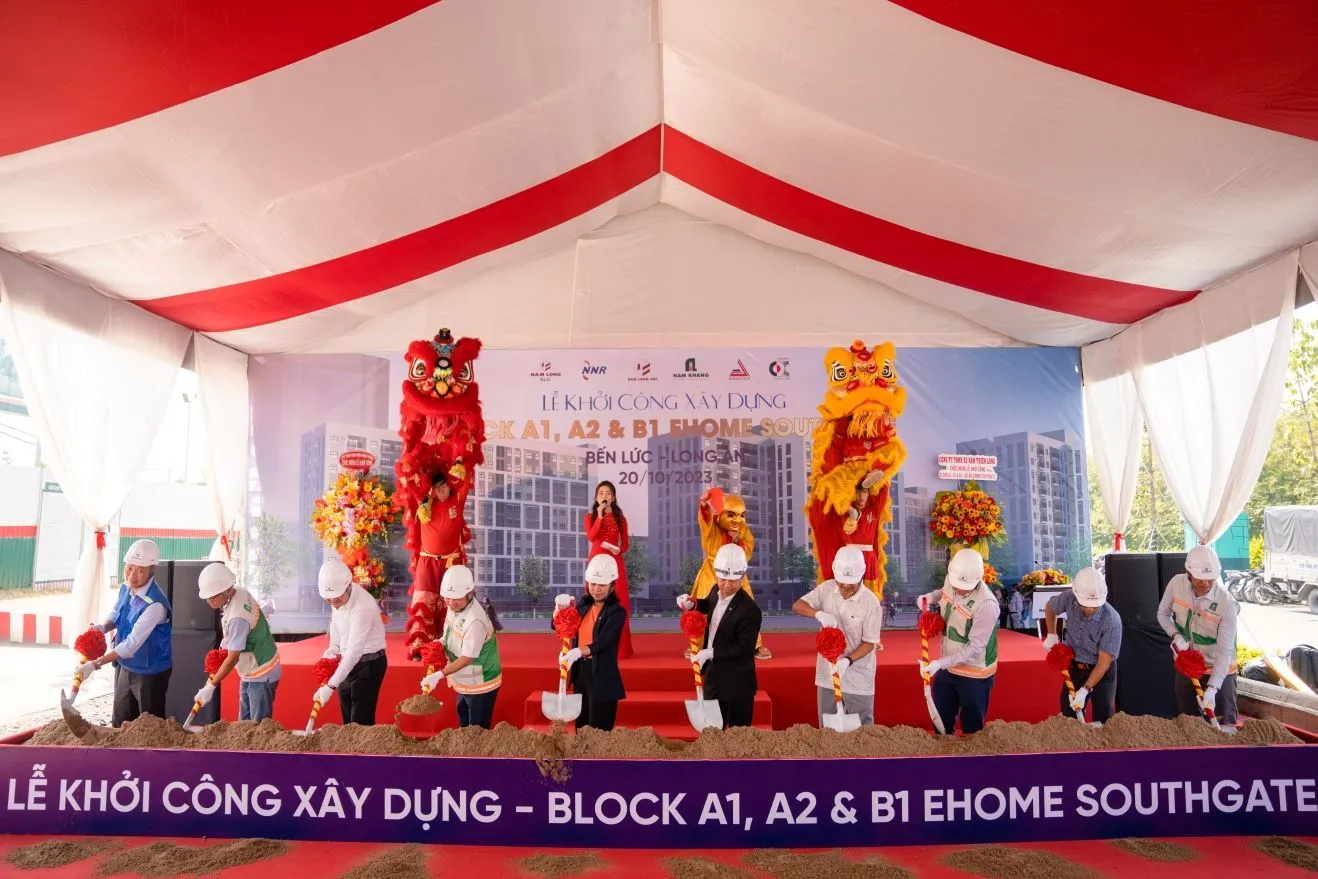 Lễ khởi công Giai đoạn 3 dự án căn hộ Ehome Southgate bởi Nam Long và đối tác Nhật Bản