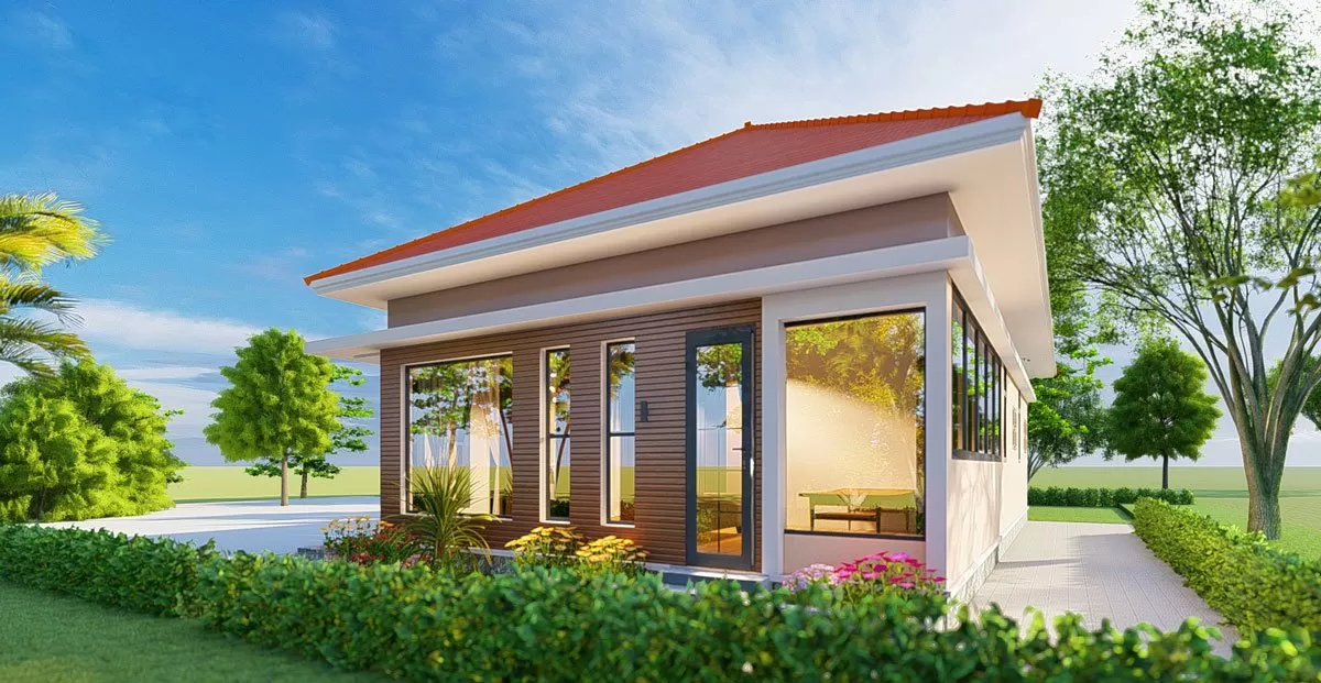 Mẫu nhà cấp 4 200 triệu đẹp và tiện nghi xu hướng thịnh hành