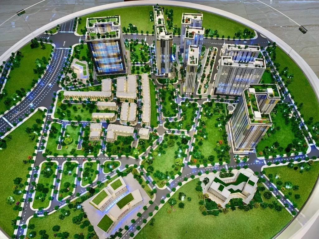 Sa bàn tổng thể dự án khu đô thị Bcons City Dĩ An Bình Dương
