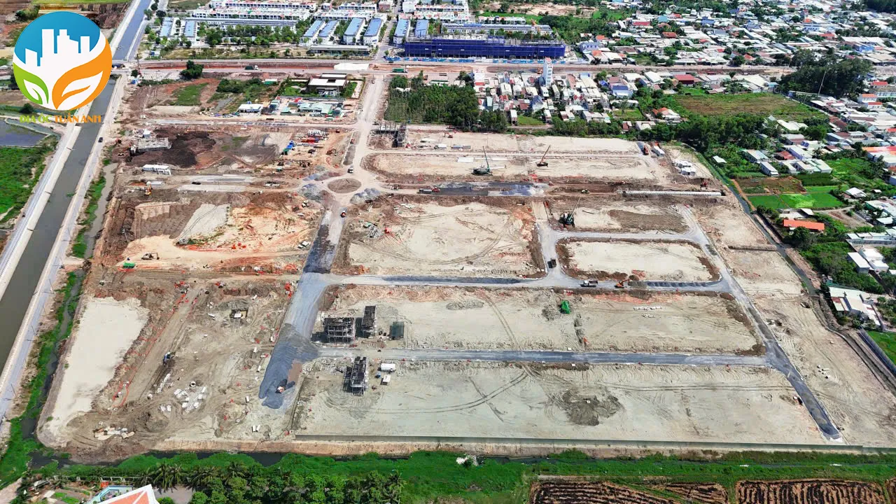 Hình ảnh thực tế tiến độ thi công hạ tầng dự án Spring Ville tháng 5/2025 (3)
