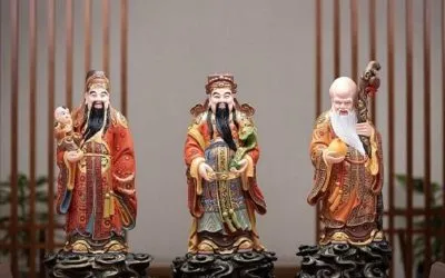 Bộ ba ông Phúc Lộc Thọ biểu tượng may mắn trong phong thủy
