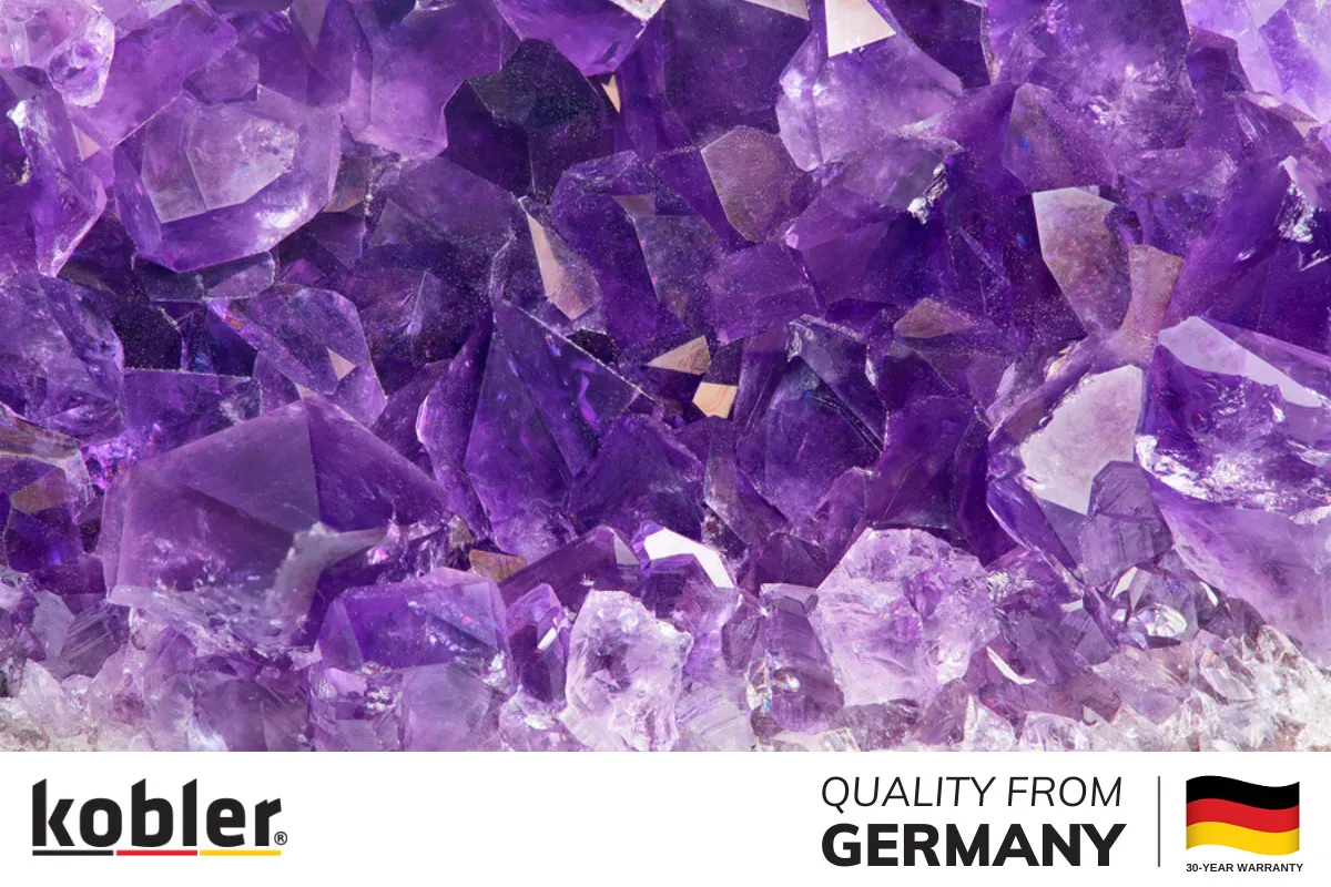 Hốc đá thạch anh tím Amethyst mang lại trí tuệ và bình an cho gia chủ