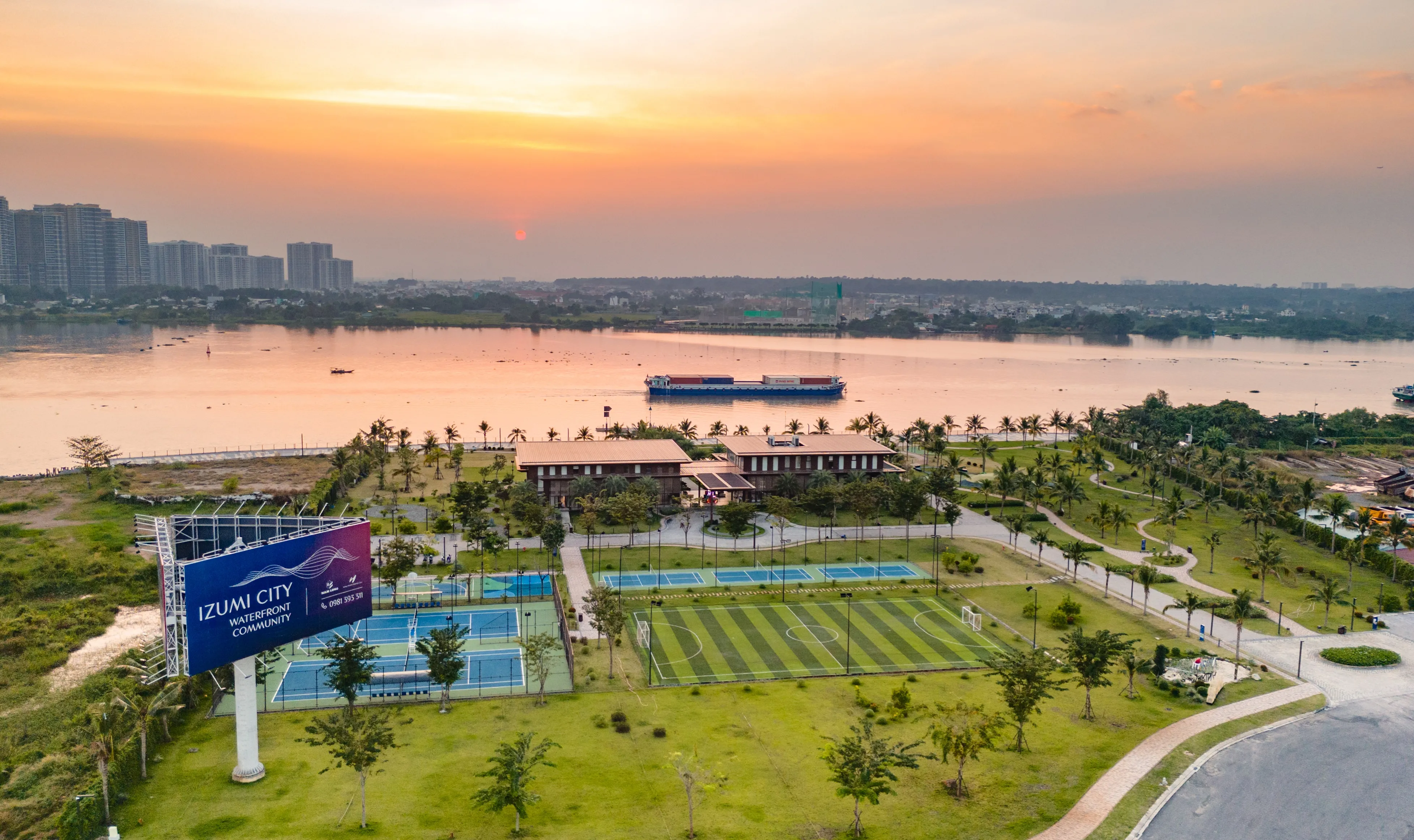Izumi City kề bên sông Đồng Nai, vị trí đắc địa tại trung tâm kinh tế vùng