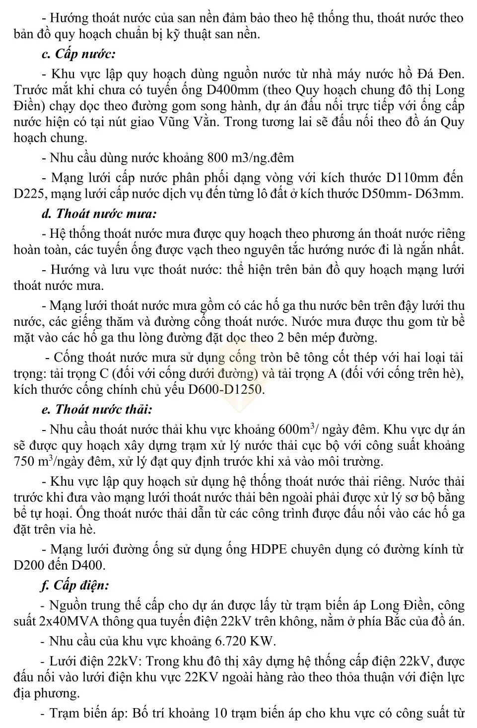 Quyết định phê duyệt quy hoạch chi tiết 1/500 dự án Gold Coast Vũng Tàu trang 7 - Thông tin quy hoạch Gold Coast Vũng Tàu