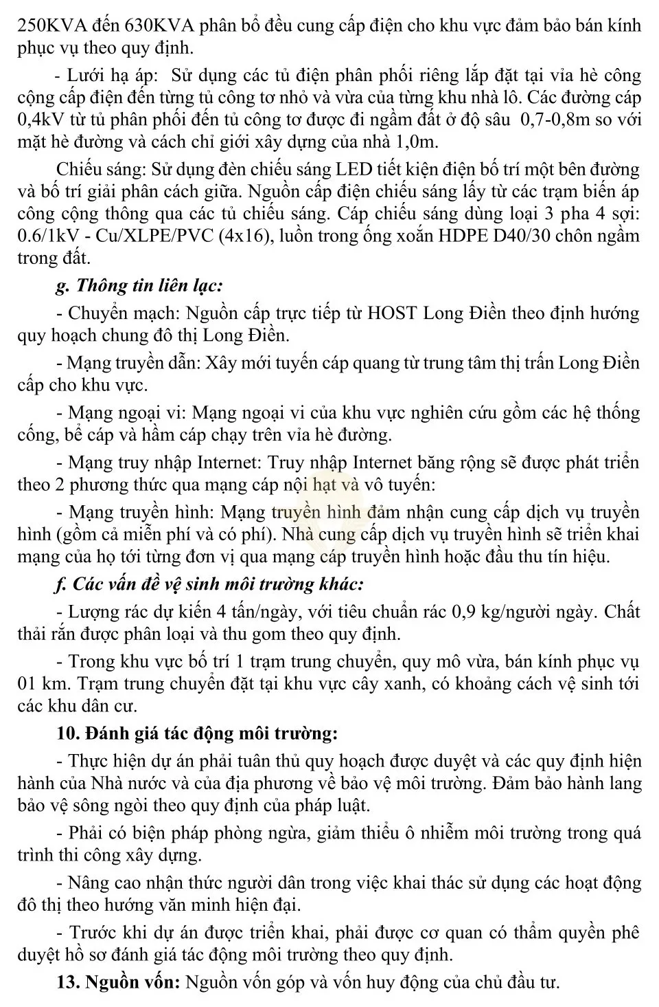 Quyết định phê duyệt quy hoạch chi tiết 1/500 dự án Gold Coast Vũng Tàu trang 8 - Pháp lý minh bạch dự án Gold Coast