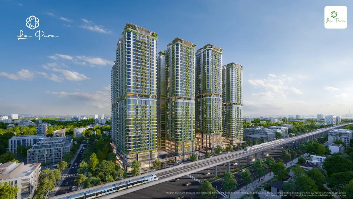 Phối cảnh tổng thể dự án La Pura Thuận An Bình Dương hiện đại