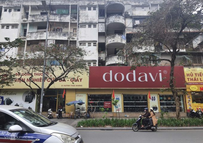 chung cư 51 Huỳnh Thúc Kháng - Phoi canh thuc te