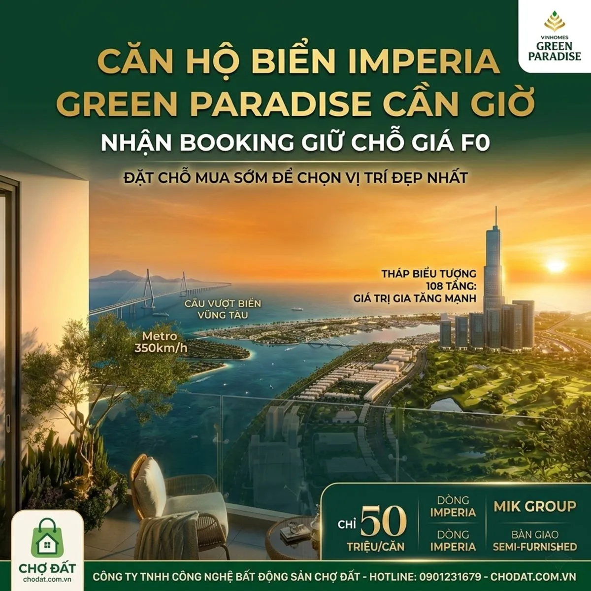 Imperia Green Paradise Cần Giờ - Chính Sách Bán Hàng Và Ưu Đãi Của Imperia Green Pa