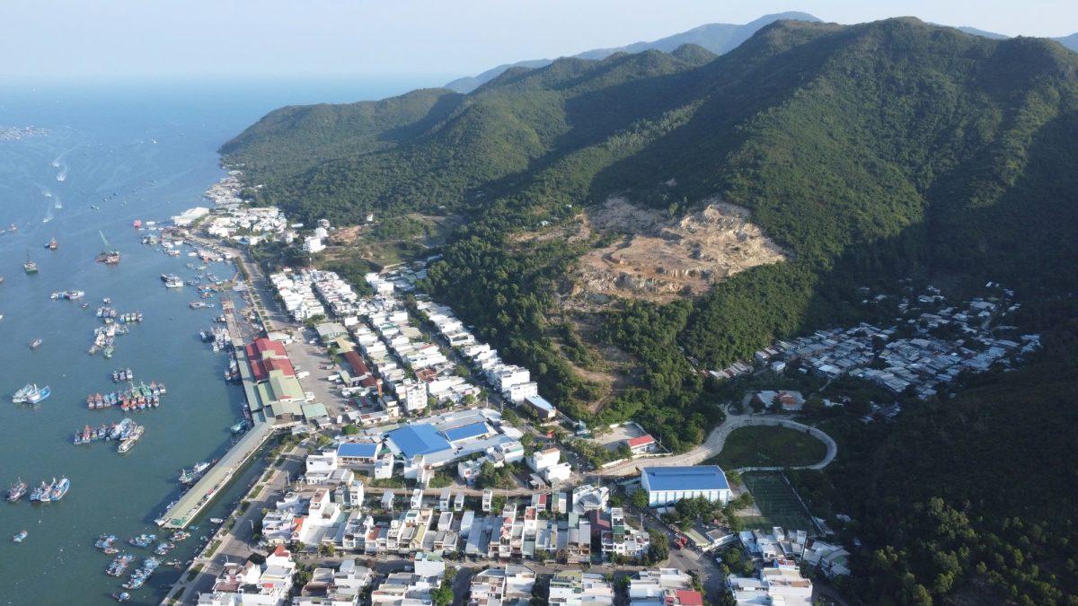 khu đô thị núi Cô Tiên Nha Trang - Phoi canh thuc te