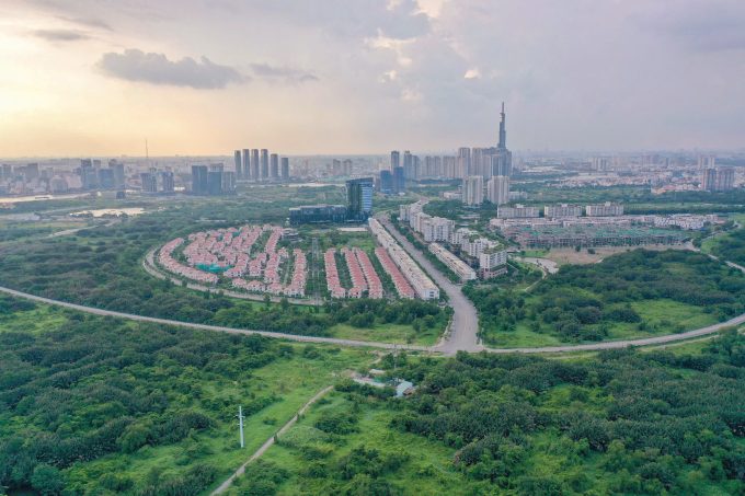 nhà liền thổ TP HCM - Phoi canh thuc te
