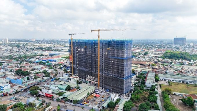 Phối cảnh tổng thể căn hộ Phú Đông SkyOne